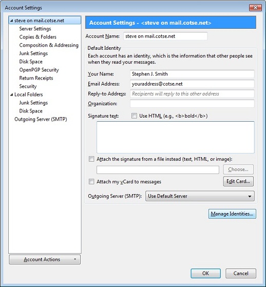 cotse autoexpire address cotse autoexpire address